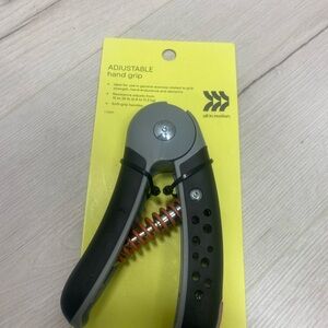 all in motion Adjustable Hand Grip - Black and Gray with Orange Spring